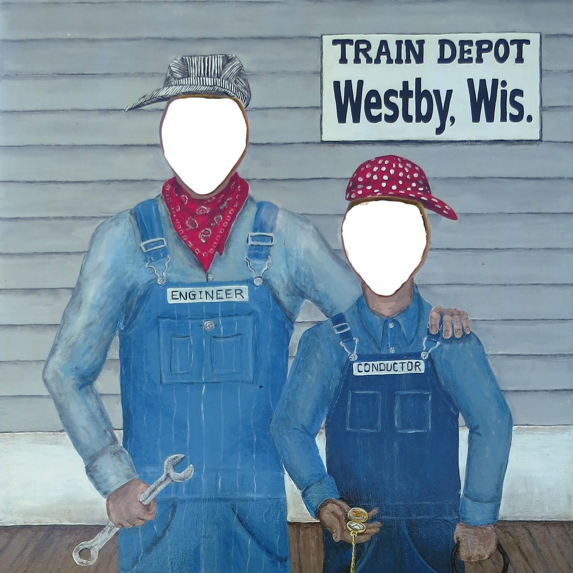 Train Depot Comic Foreground